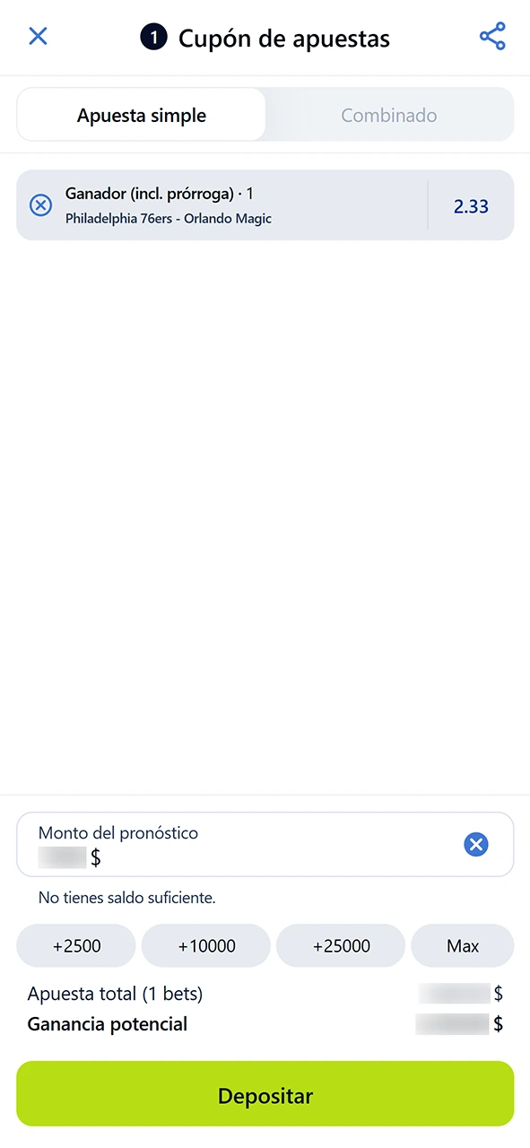 Confirma tu jugada para apostar al básquetbol hoy en JugaBet.