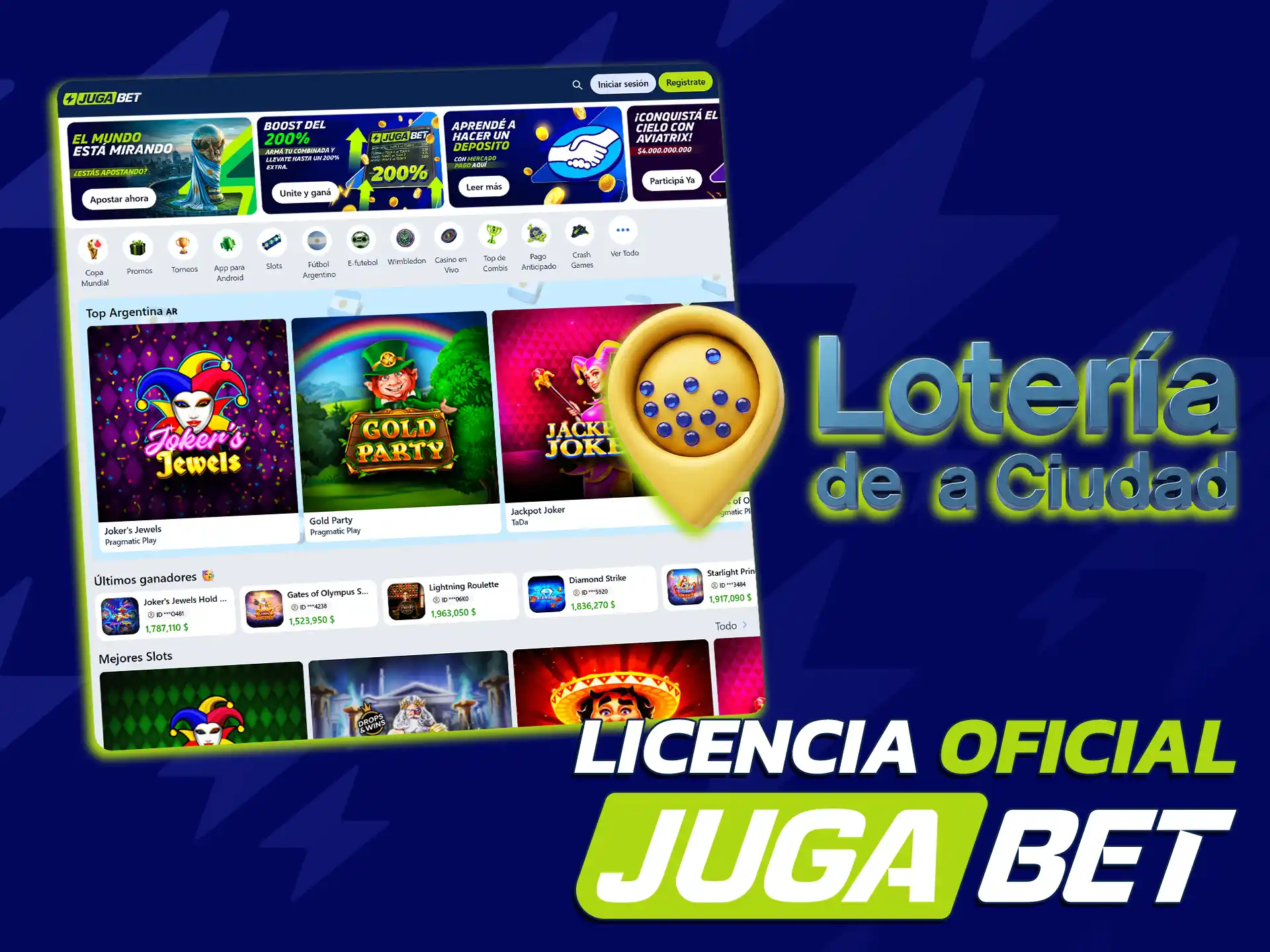 Juega con total seguridad en la plataforma regulada de JugaBet.